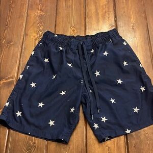 Faded Glory Navy Star Swim Trunks